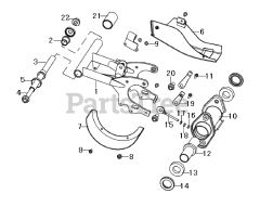 Murray S-1543 - Murray 50cc ATV (2002) Rear Swinging Arm
