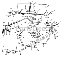MTD 190-840-000 - MTD 48" Snow Blade Attachment (1996)
