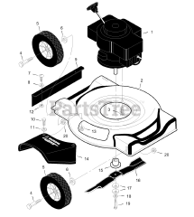 Murray 20102x94A - Murray 20" Walk-Behind Mower (1999) Mower Housing Assembly