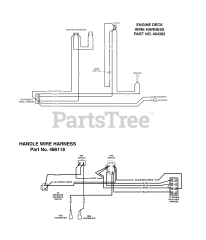 Scag SW48V-14FS - Scag 48" Walk-Behind Mower, 14hp Kawasaki (SN: T7800001 - T7899999) WIRE HARNESSES