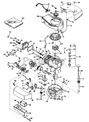 Toro 21658 - Toro Whirlwind II Deluxe Walk-Behind Mower (SN: 008000001 - 008999999) (1978)