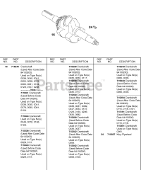 Briggs & Stratton 115462-0128-01 - Briggs & Stratton Horizontal Engine Crankshaft