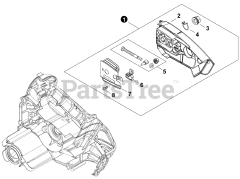 Echo DCS-2500 T - Echo Chainsaw, 56V Battery (SN: U56400001001 - U56400999999)