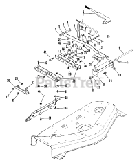Ariens 834001 - Ariens 48" Mower Deck (SN: 000101 & Above)