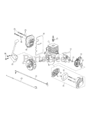 Murray MS 9900 (41AS99MS758) - Murray Blower General Assembly