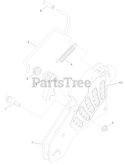 Exmark LZX940EKC606T0 - Exmark 60" Lazer Z X-Series Zero-Turn Mower, Kohler ECV940 (SN: 316000000 - 399999999) (2016) Height-of-Cut Assembly No. 109-7438