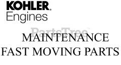Kohler CH440-3264 - Kohler Command PRO Engine, Basic Version, 14hp, 10.5kW 17 Maintenance-Fast Moving Parts