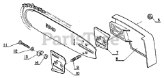 Echo CS-60 S - Echo Chainsaw (SN: 059501 - 999999) Guide Bar &amp; Chain