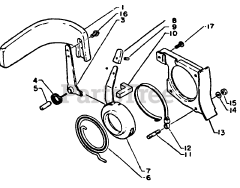 Echo CS-300 EVL - Echo Chainsaw Chain Brake