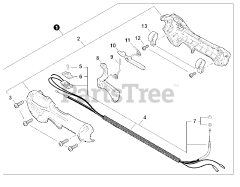 Echo PPF-280 - Echo Pole Saw (SN: E20714001001 - E20714999999) Control Handle