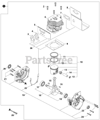 Echo PB-9010 H - Echo Backpack Blower (SN: P55915001001 - P55915999999)
