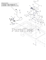 Ariens 915339 - Ariens Edge 42" Zero-Turn Mower, Ariens AX 635cc engine (SN: 000101 - 000999)