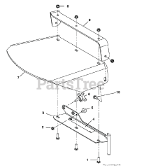 Great Dane 988641 (GHWKA1948S) - Great Dane Scamper 48" Walk-Behind Mower, 19hp Kawasaki, Hydro (SN: 000101 & Above) Discharge Shield Assembly
