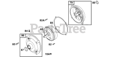 Briggs & Stratton 133232-1126-E1 - Briggs & Stratton Horizontal Engine Gear Reduction Group