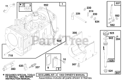 Toro 71217 (14-38 HXL) - Toro Lawn Tractor (SN: 079000001 - 079999999) (1997)