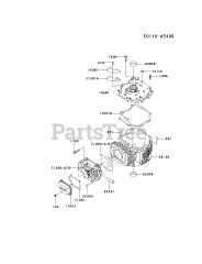Kawasaki FJ180V-CS14 - Kawasaki Engine CYLINDER/CRANKCASE