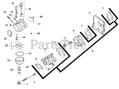 Kohler CH14-1804 - Kohler Command PRO Single Engine, Basic Version, 14hp Fuel System 8-27-206 (TP-2401-B)