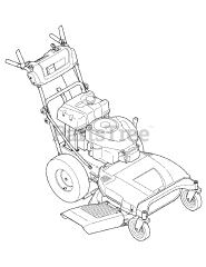 Craftsman 247.887330 (12A-764M099) - Craftsman Walk-Behind Mower (2010) (Sears)