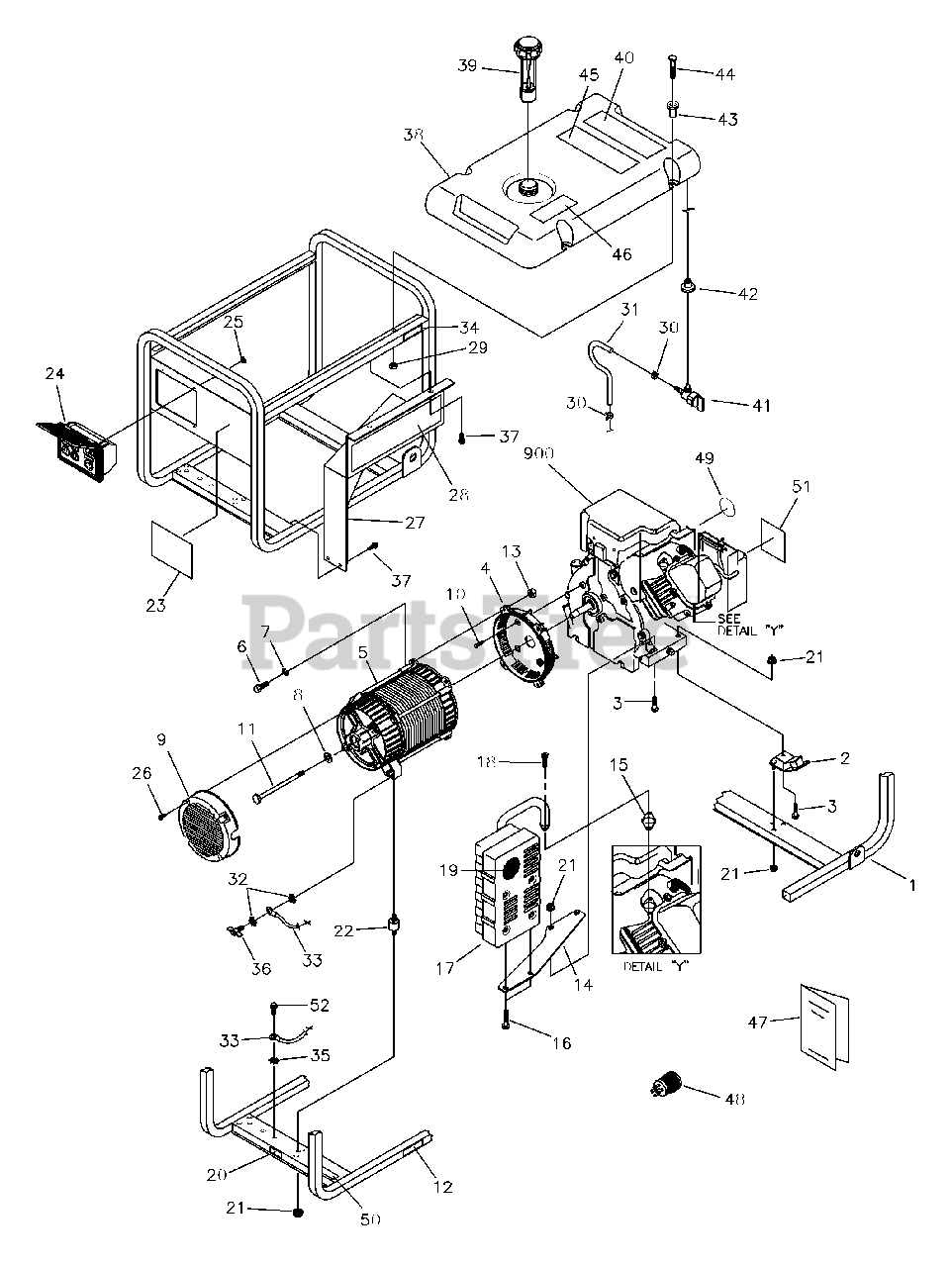 Craftsman 580.323600 (18120) Craftsman 3,600 Watt Portable Generator