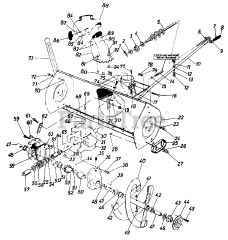 White Outdoor 196-990-000 - White Outdoor 45" Snow Thrower Attachment (1986)