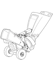 Craftsman 247.776380 (24A-464G799) - Craftsman Chipper Shredder (2008) (Sears)