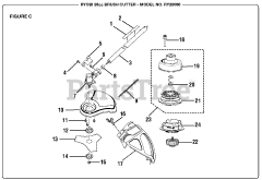 Ryobi RY 28060 - Ryobi Brush Cutter, 26cc