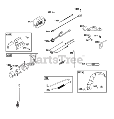 Briggs & Stratton 44U677-0009-B5 - Briggs & Stratton Vertical Engine Controls Group