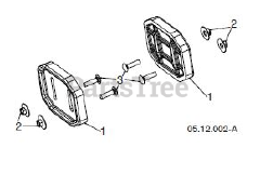 Poulan Pro PR 300 (961920071-05) - Poulan Pro Snow Thrower (2018-02) AUGER HOUSING &amp; IMPELLER