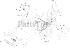 Toro 74055 TA (4000) - Toro 60" Z Master Zero-Turn Mower (SN: 415400000 - 416274271) Electrical Assembly
