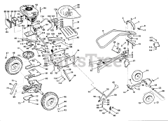 Lawn-Boy 1920 - Lawn-Boy Snow Thrower (SN: 400000001 - 499999999) (1964) Model 9212a Loafer Parts List