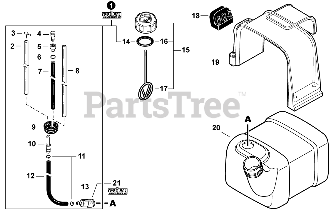 Echo Pb 580t Echo Backpack Blower Parts Sn P48113001001 P48113999999 Fuel System Parts Lookup With Diagrams Partstree