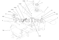 Toro 72104 (267-H) - Toro Lawn & Garden Tractor (SN: 079000001 - 079999999) (1997)