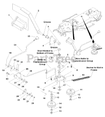 Simplicity 1693695 - Simplicity Broadmoor 44" Lawn Tractor, 17hp Foot Controls Group