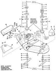 Simplicity 1692439 - Simplicity Landlord 44" Garden Tractor, 16hp Housing &amp; Arbor Group
