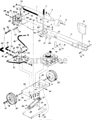 MTD 246-638-101 - MTD Log Splitter (1986) (J.C. Penney)