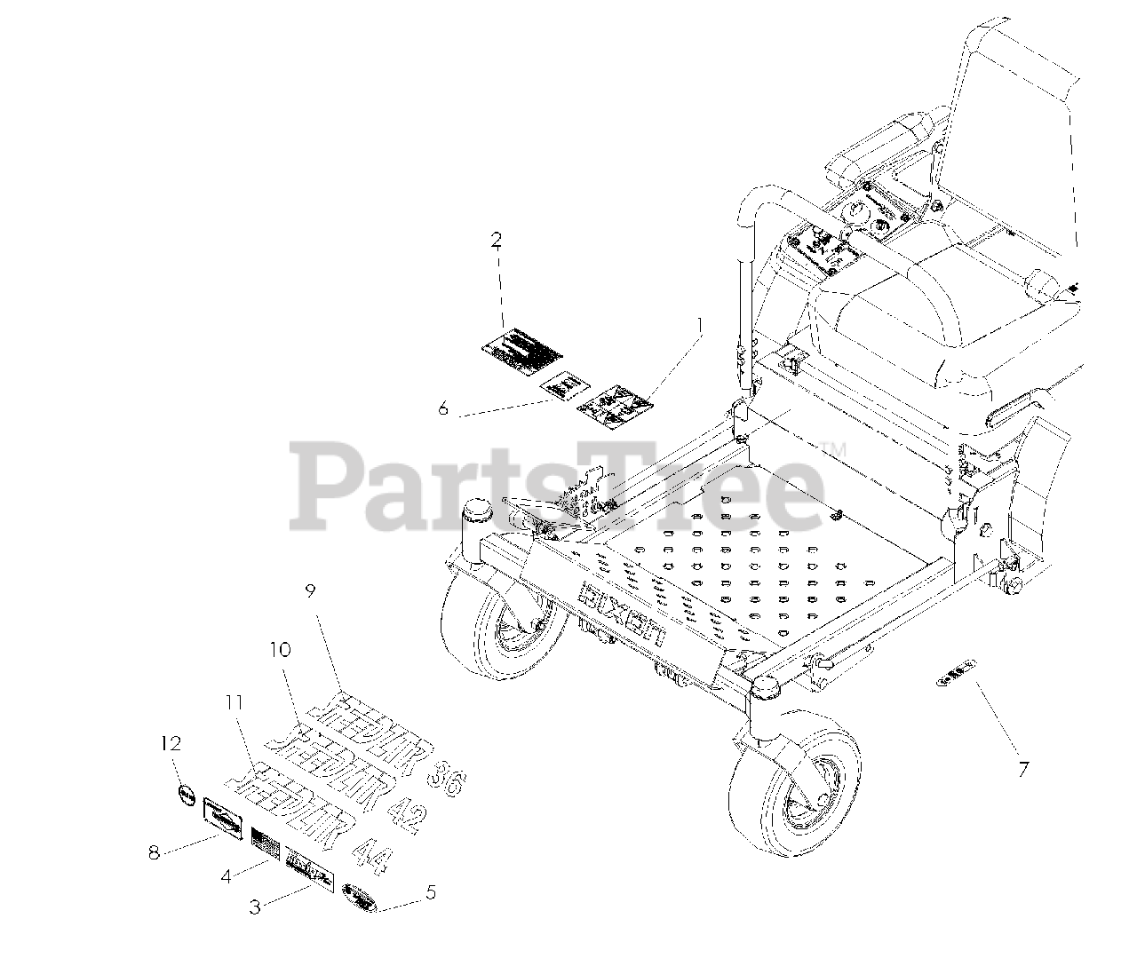 Dixon Speed ZTR 44 (968999538) - Dixon 44
