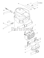 Yard-Man 13BT604G401 - Yard-Man Lawn Tractor (2003) Engine Accessories