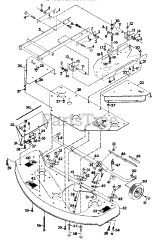 Gravely 887029 - Gravely 40" Deck for 4-Wheel Tractor (SN: 000101 & Above)