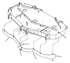 Exmark TTH-18KC - Exmark Turf Tracer Walk-Behind Mower, 18hp Kohler (SN: 115000 - 129999) (1996) Flow Control Baffles 52" &amp; 60"