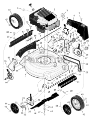 Murray 20608x4B - Murray 20" Walk-Behind Mower (2000) Mower Housing Assembly
