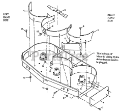 Exmark MK482 - Exmark 48" Mulching Kit Underside of 48" Mower Deck
