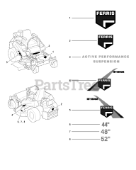 Ferris IS 1500Z (5900616) - Ferris IS1500Z Series 52" Zero-Turn Mower, 25hp Kawasaki