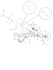 Ariens 921051 - Ariens Platinum 30" SHO Snow Blower, Ariens AX 414cc engine (SN: 180000 & Above) Brakes and Idlers
