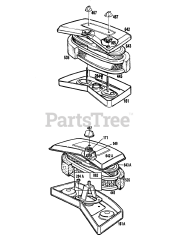 Briggs & Stratton 402707-0109-01 - Briggs & Stratton Vertical Engine Air Cleaner Groups