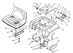 Toro 73520 (520-H) - Toro Garden Tractor (SN: 049000001 - 049999999) (1994)
