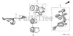 Honda BFP8 D2 XRA (BAAJ) - Honda Outboard Engine, Made in Japan (SN: BAAJ-1100001 - BAAJ-9999999) TACHOMETER