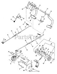 Simplicity 9020 (1690072) - Simplicity Power Max Garden Tractor, 19.5hp