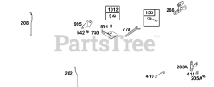 Briggs & Stratton 134202-1118-E1 - Briggs & Stratton Horizontal Engine