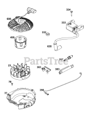 Briggs & Stratton 9P902-0029-H5 - Briggs & Stratton Vertical Engine Flywheel, Ignition, and Starter Group