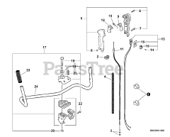 Echo 99944200661 - Echo U-Handle Kit Handles, Throttle Cable